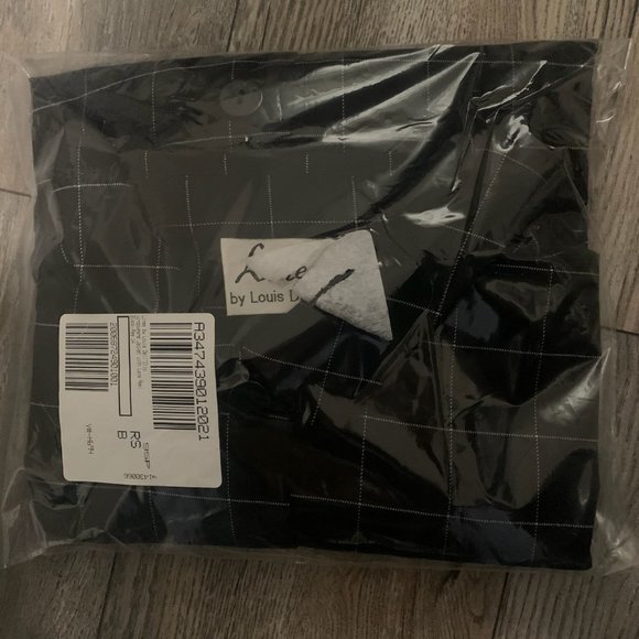 NWT LINEA BY LOUIS DELL'OLIO WINDOWPANE LACE APPLIQUE BLACK JACKET 14 - Picture 8 of 10